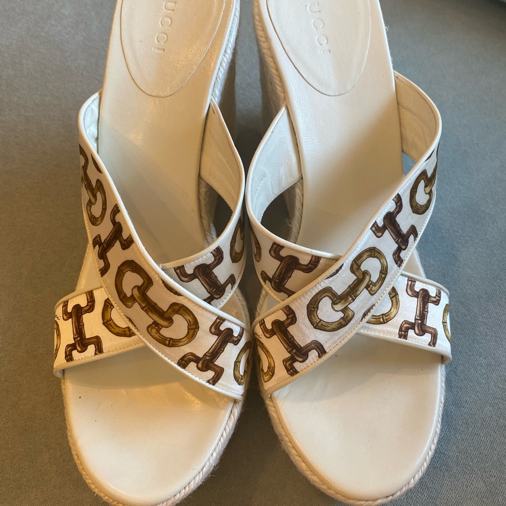 Gucci spring espadrilles white